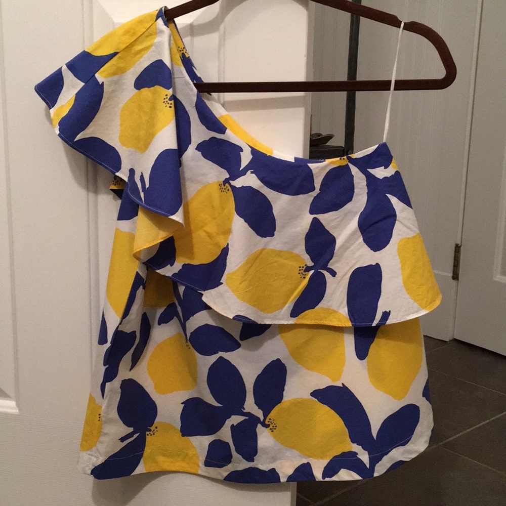 LOFT one shoulder top